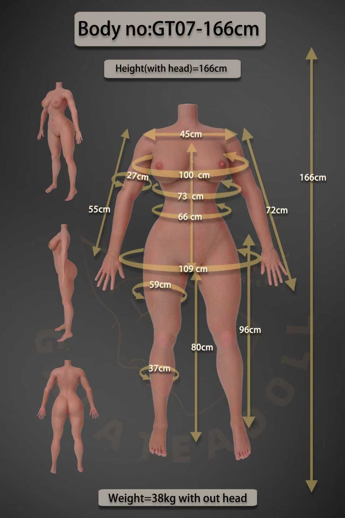 Yolanda Sex doll (Galatea Doll 166cm E-cup #135 silicone)