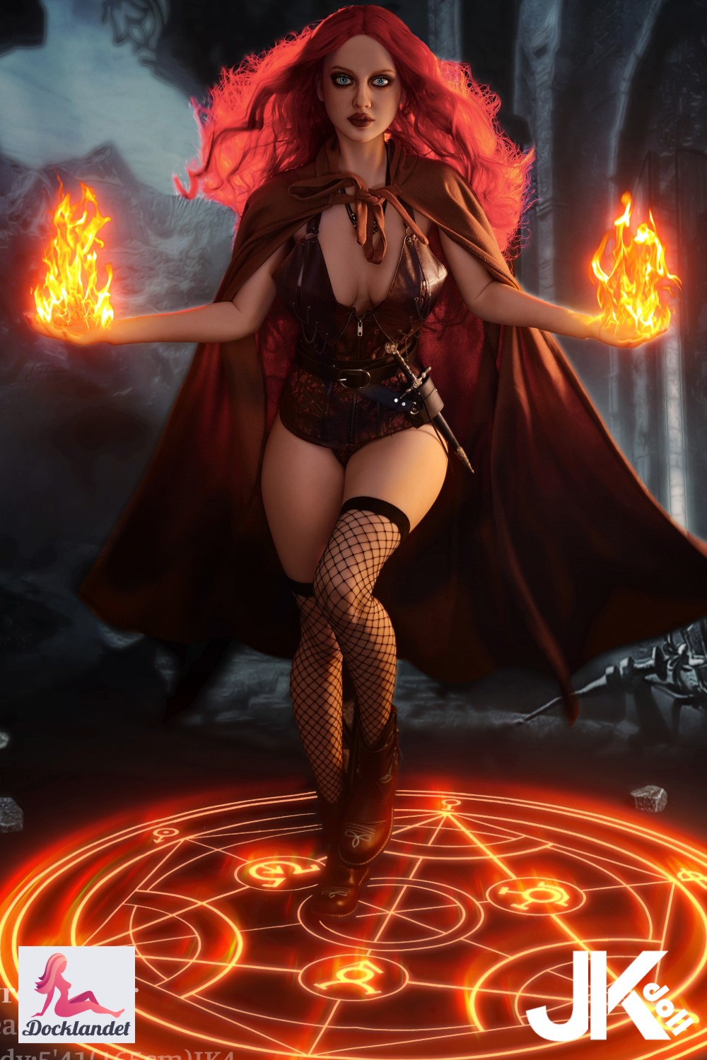 Sex Doll Pyromancer (JK-Doll 165 cm D-Cup JK2 TPE)