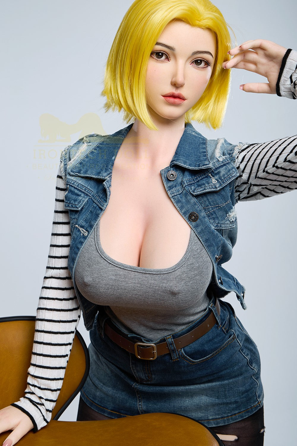 Joline Android 18 Sex Doll (Irontech Doll 159cm G-Cup S41 silikon)