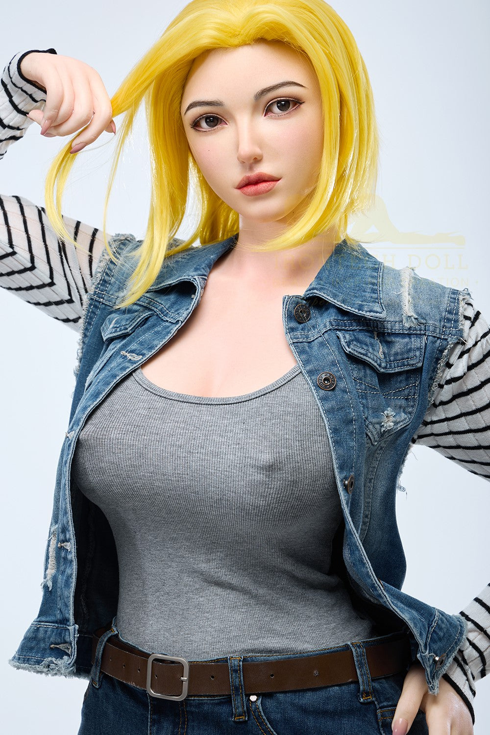 Joline Android 18 Sex Doll (Irontech Doll 159cm G-Cup S41 silikon)