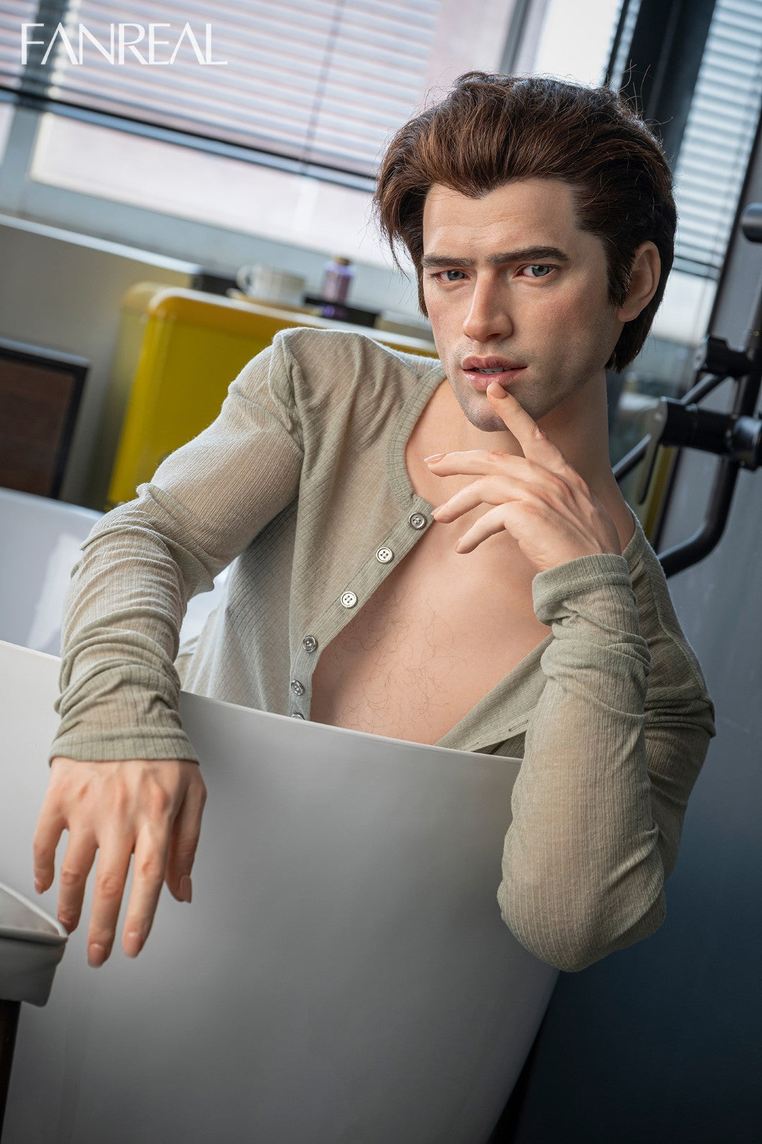 Carter Manlig Sexdocka (FanReal Doll 173cm Silikon)