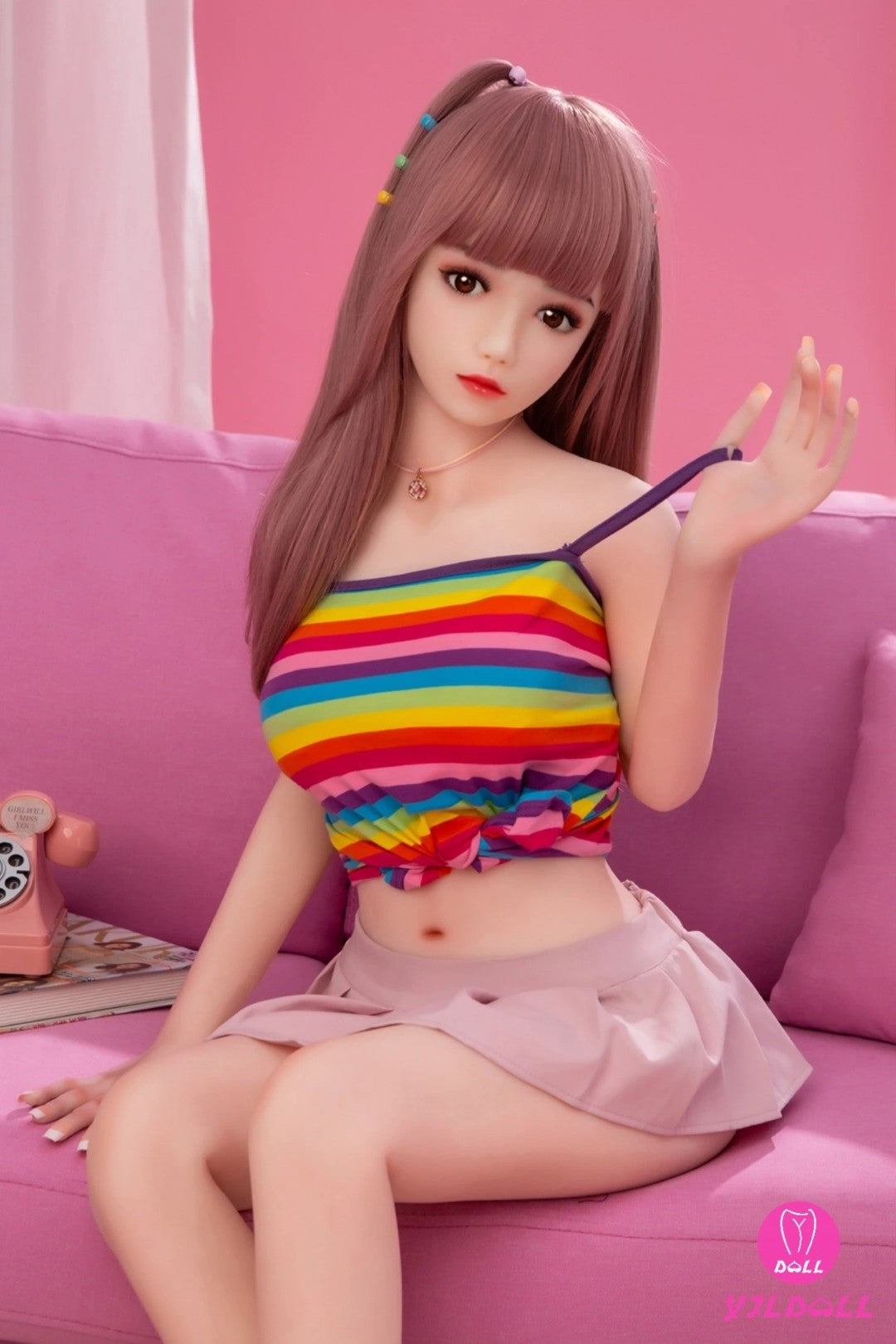 Sexuální panenka Bertha (YJL Doll 148cm miska C #175 TPE+silikon)