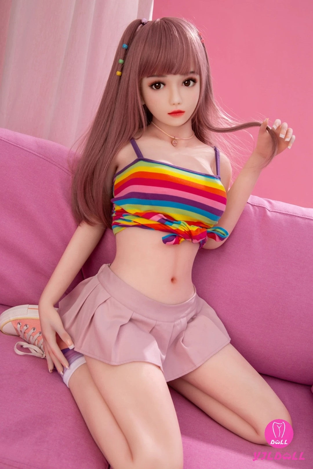Sexuální panenka Bertha (YJL Doll 148cm miska C #175 TPE+silikon)