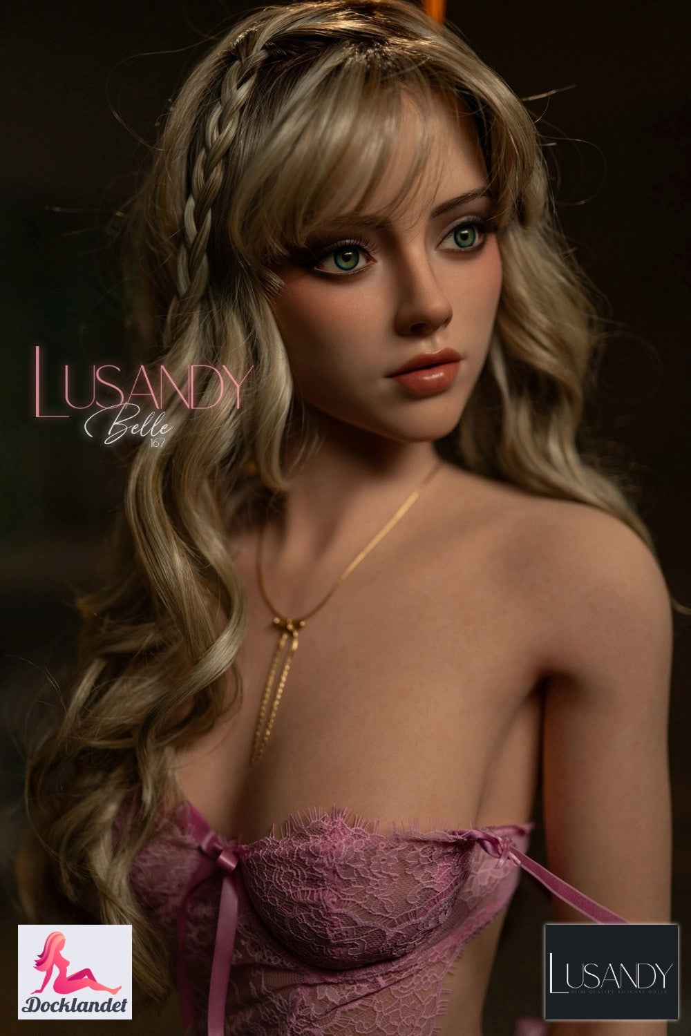 Belle Sex Doll (Lusandy Doll Silikonový košíček B 167cm) Přírodní kůže
