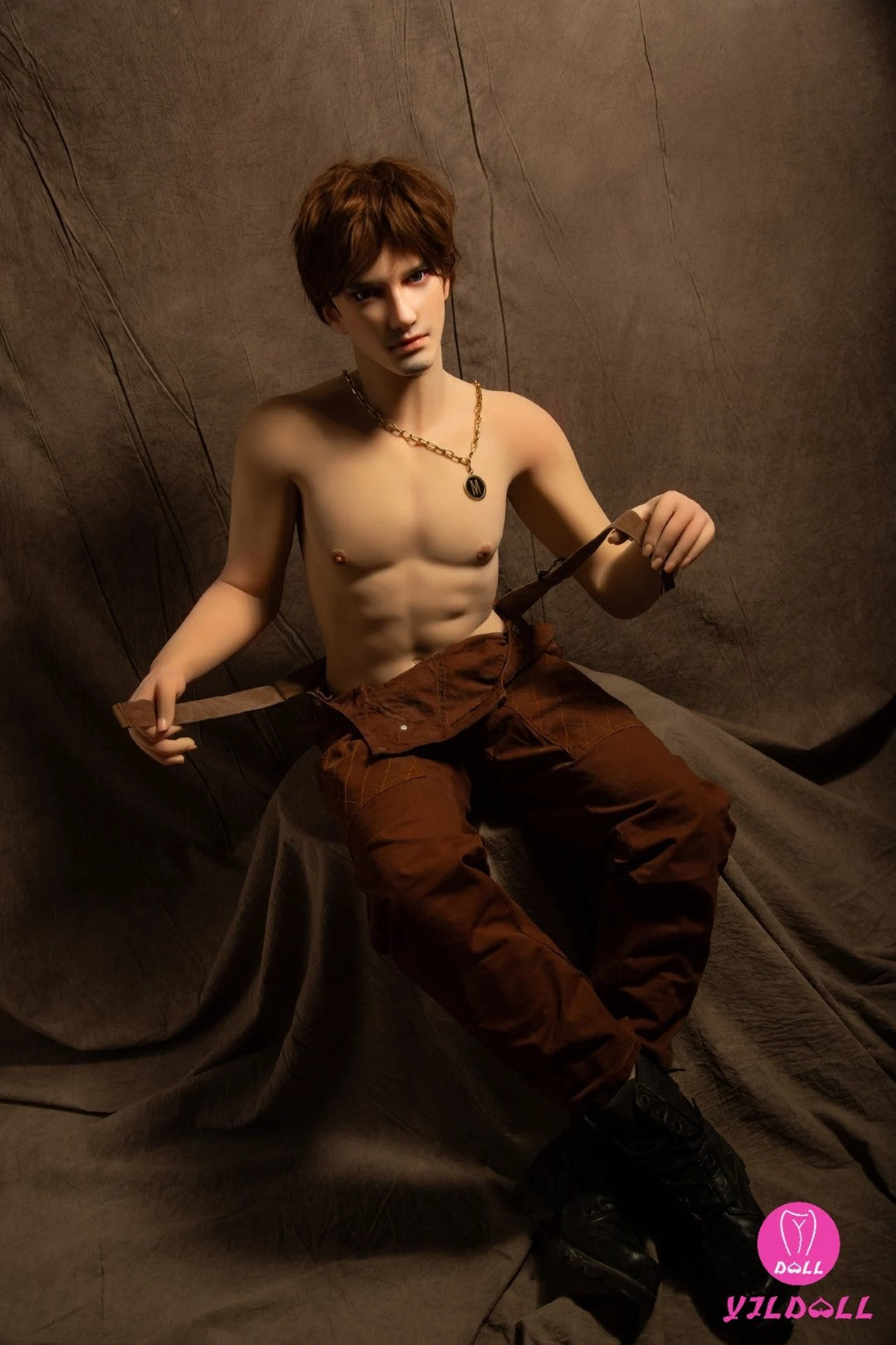 Mužská sexuální panenka Thomas (YJL Doll 175 cm MD009 TPE+silikon)