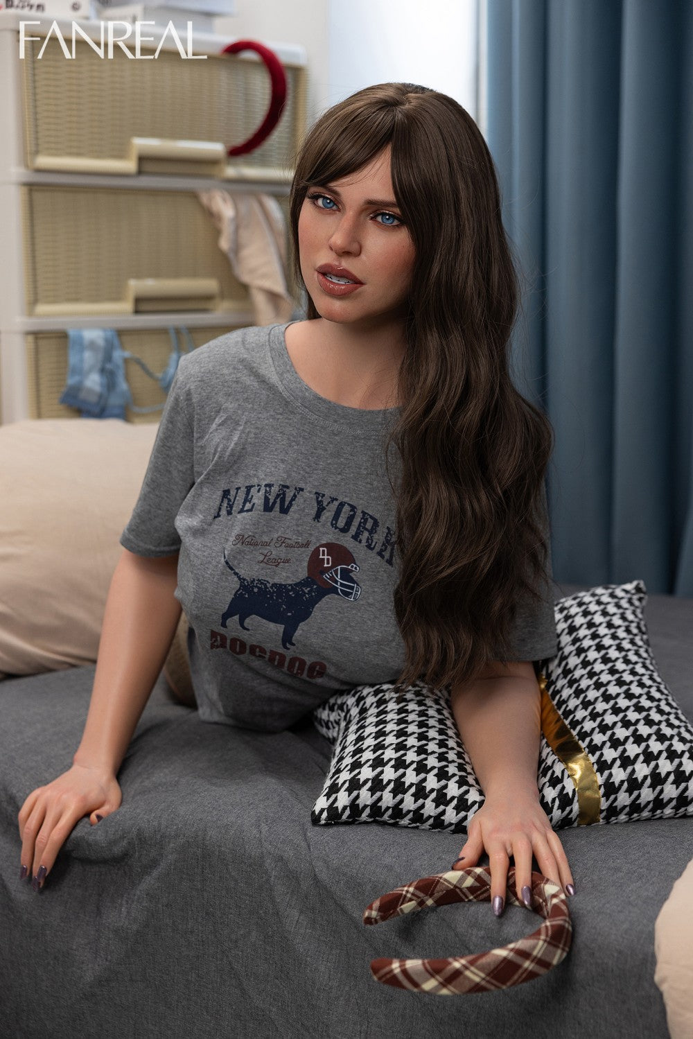 Sexuální panenka Gina Torso (FanReal Doll 95cm silikonový košíček G)