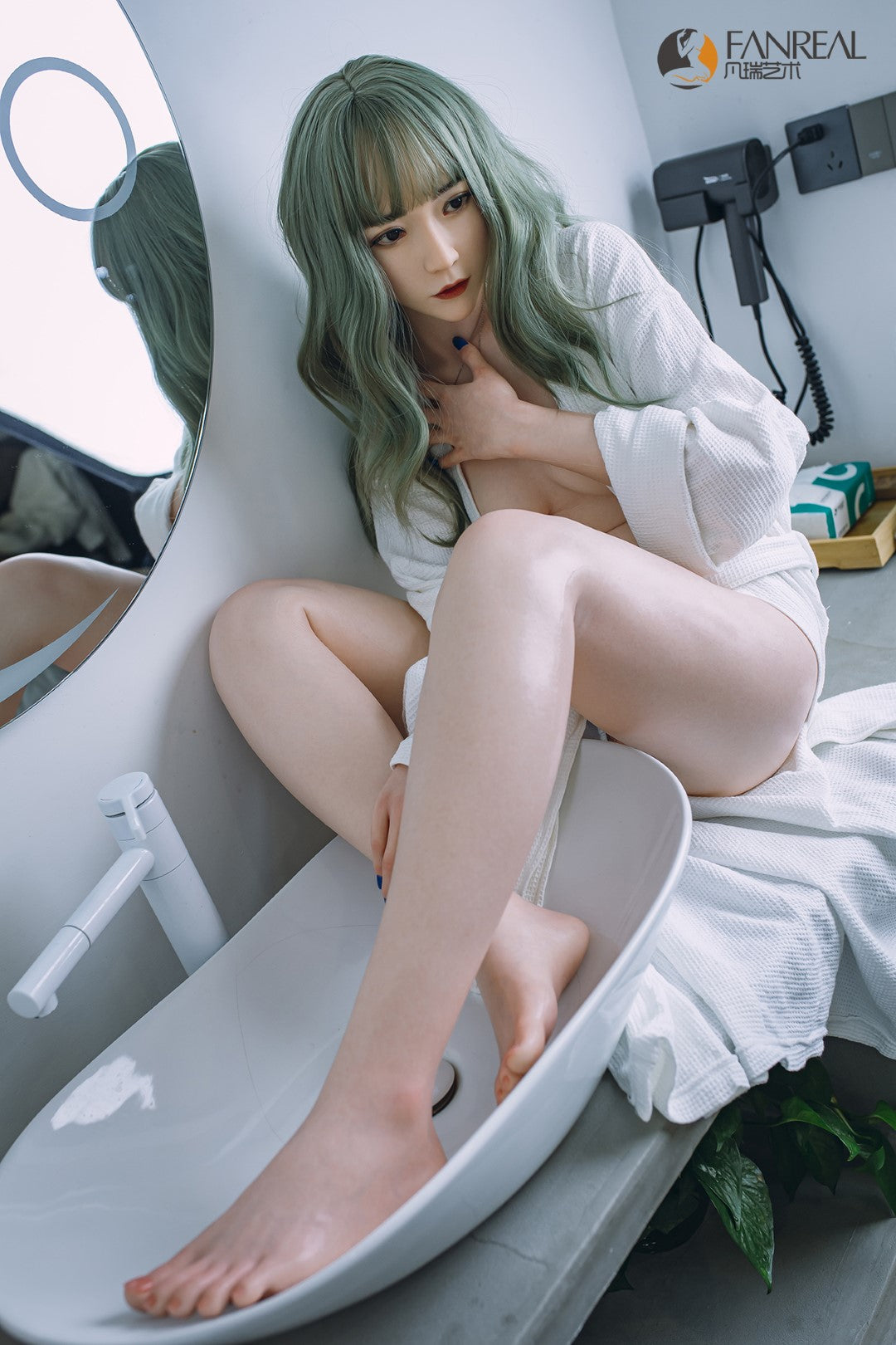 Qian Sex Doll (FanReal Doll 158 cm B hrnek silikon)