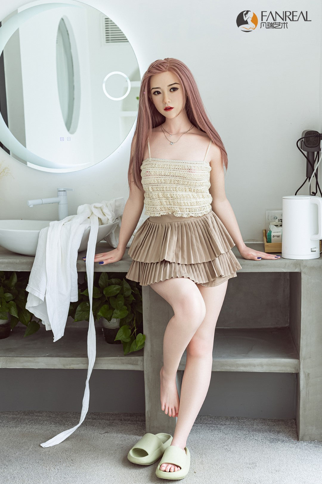 Qian Sex Doll (FanReal Doll 158 cm B hrnek silikon)
