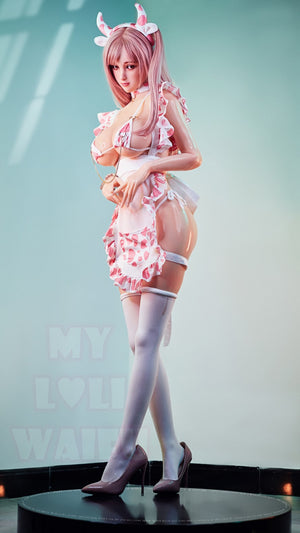 Kokoro sexuální panenka (My Loli Waifu 150 cm d-kupa #W1 TPE+silikon)