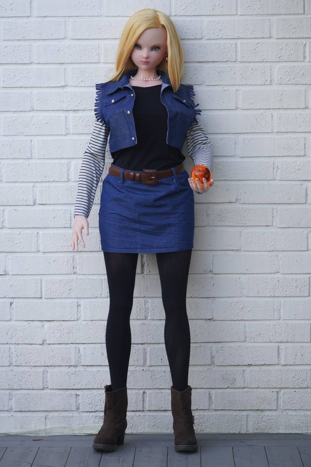 Lazuli Android 18 Sex Doll (Irokebijin 147cm silikon F-Cup)