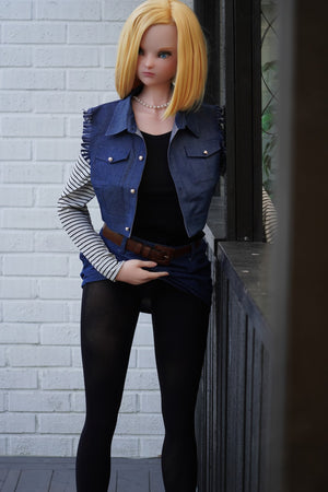Lazuli Android 18 Sex Doll (Irokebijin 147cm silikon F-Cup)