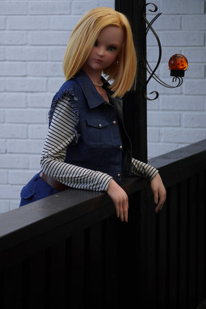 Lazuli Android 18 Sex Doll (Irokebijin 147cm silikon F-Cup)