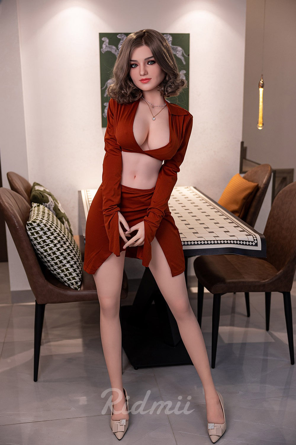 Sexuální panenka Krista (Ridmii Doll 163cm miska D TPE+silikon)