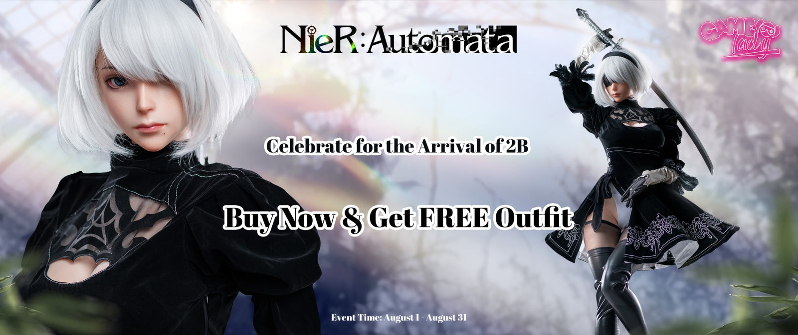 Yorha 2B Sex doll (Game Lady 171cm E-cup No. 18 silicone)