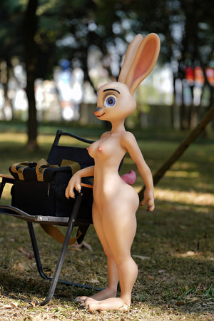 Judy The Rabbit Sex Doll (Dolls Castle 120 cm silikon C-Cup)