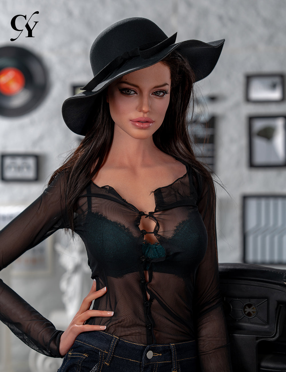 Sexuální panenka Scarlett (TOP CYDOLL 170cm miska D TPE+silikon)