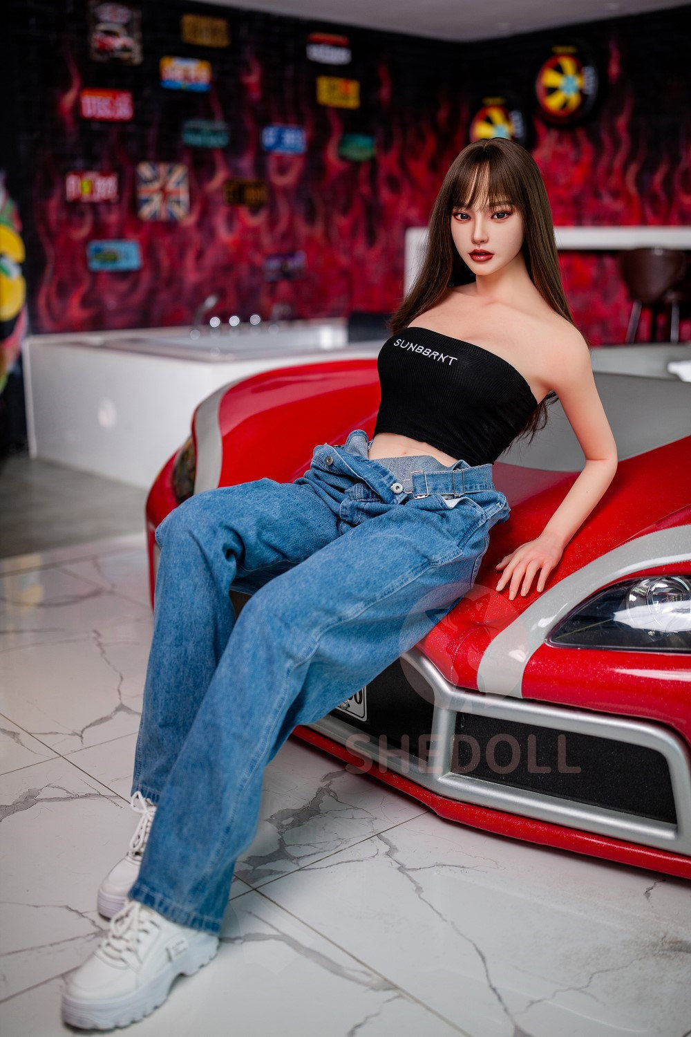 Beryl Sex Doll (SHEDOLL 158cm miska C #SH004 TPE+silikon)