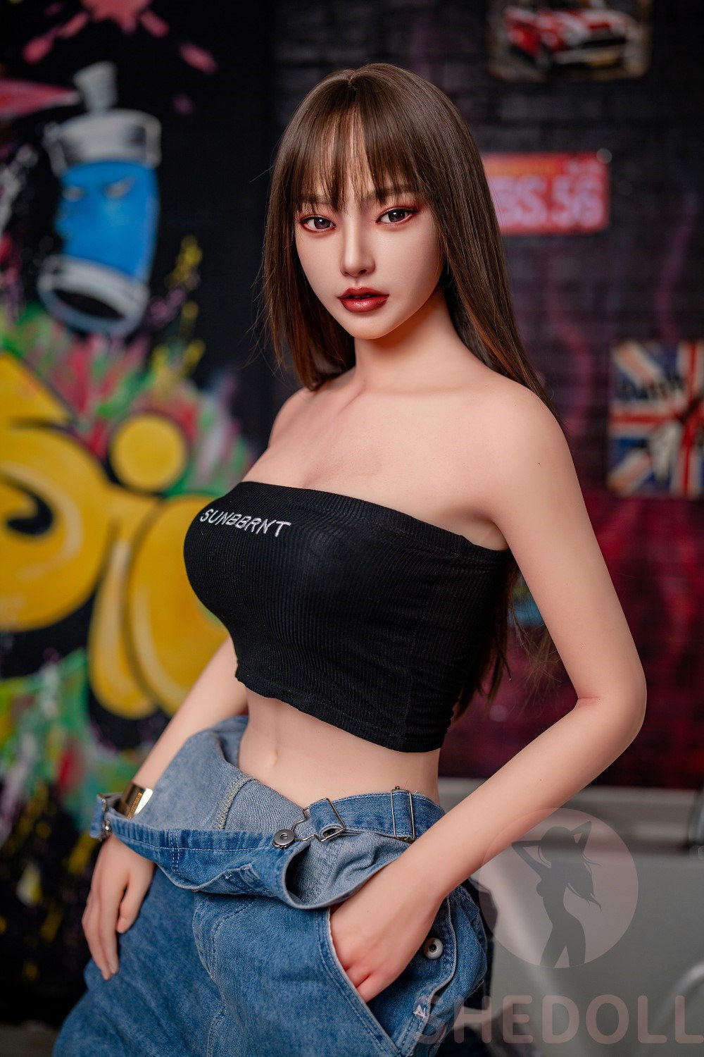 Beryl Sex Doll (SHEDOLL 158cm miska C #SH004 TPE+silikon)