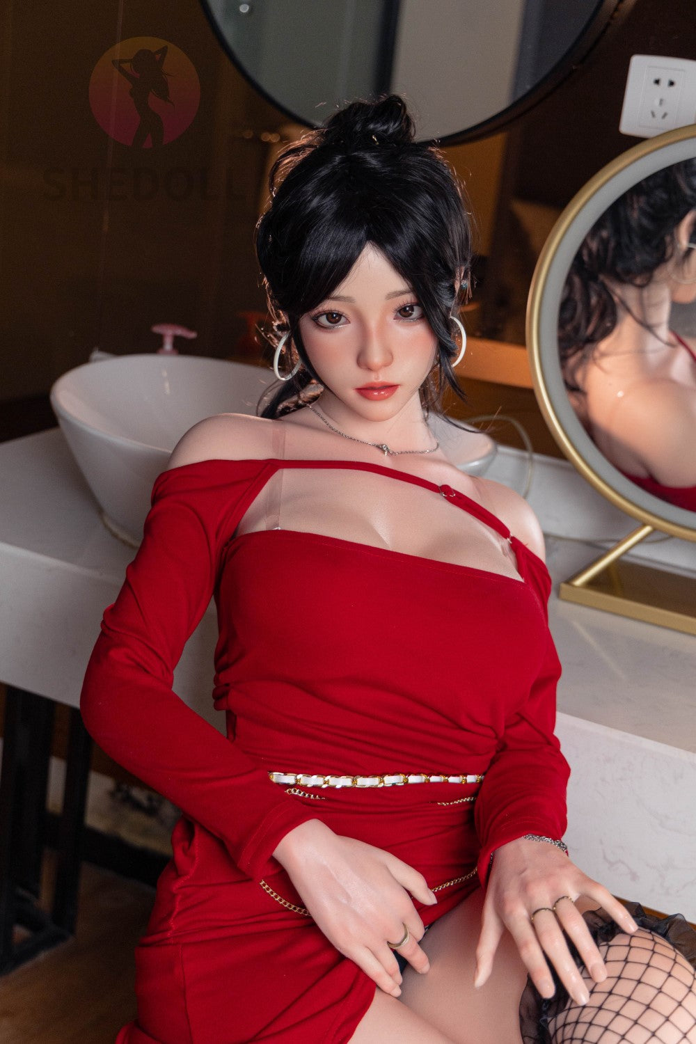 Rose Sex Doll (SHEDOLL 165cm E-Cup #SH051 2.0 silikon)