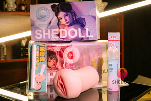 Realistický masturbator (SHEDOLL #SH160 Silicone & TPE)