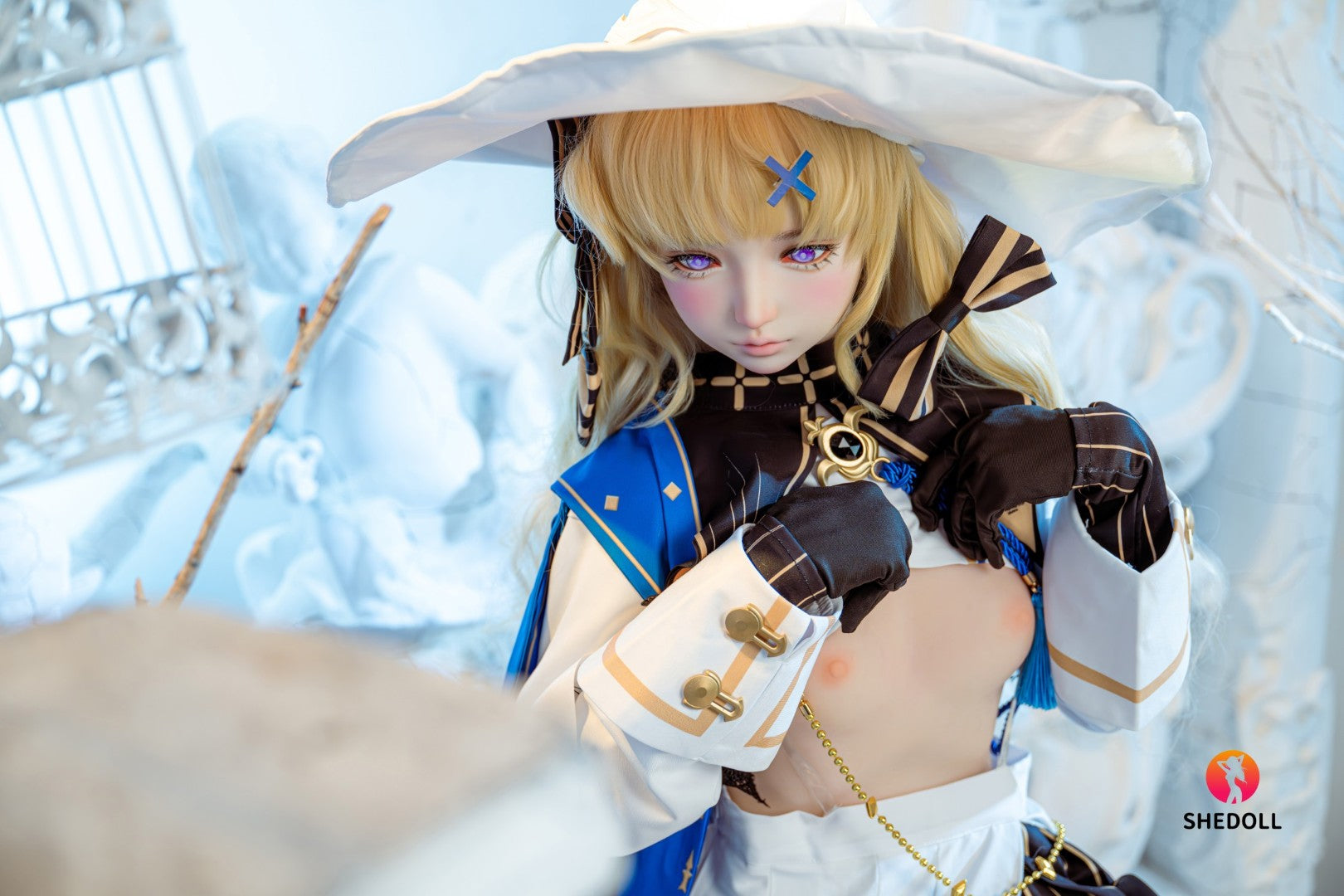 Phoebe Sex Doll (SHEDOLL 152CM A-CUP #SH189 2,0 TPE+Silicone)