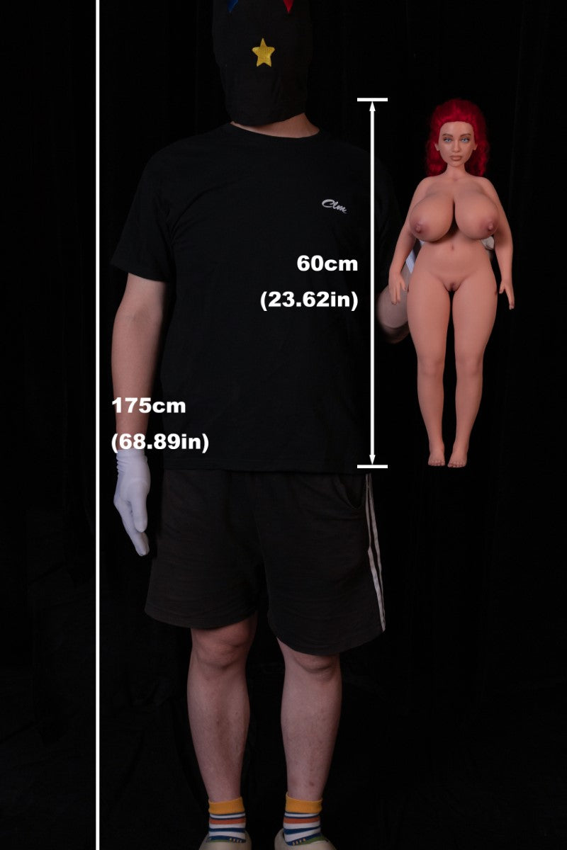 Hedy Sex Doll (Climax Doll Mini 60cm C-pohár silikonový)