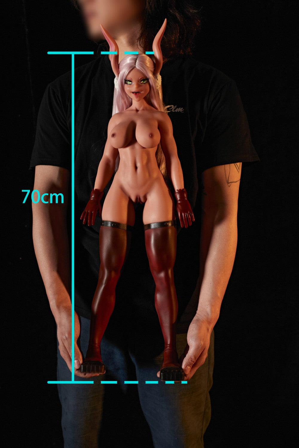 Mila Sex Doll (Climax Doll Mini 70cm D-kupa silikon)