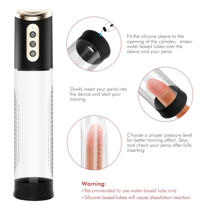 Automatická pumpa na penis (elektronická)