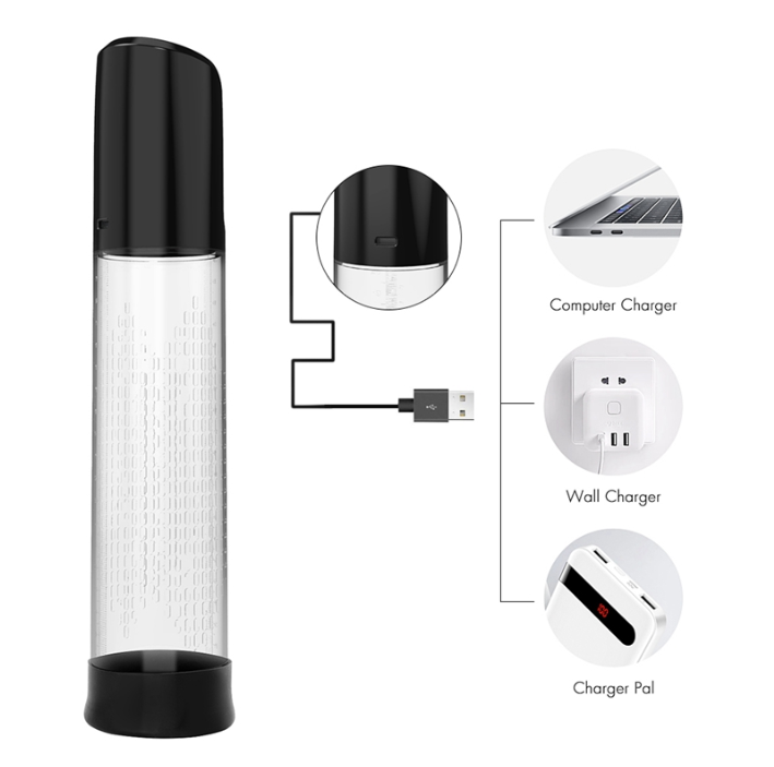 Penis pumpa s vakuem a vibracemi