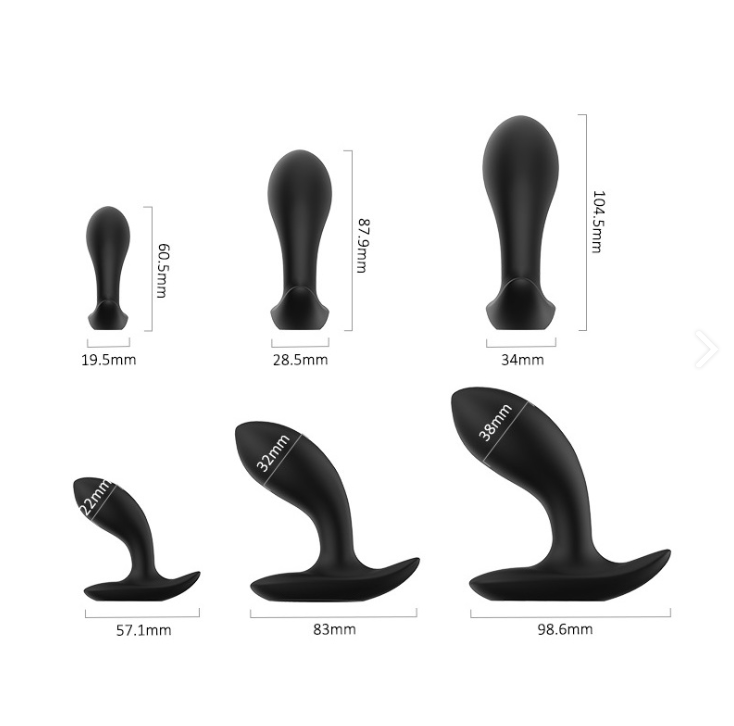 Bent Tutt Plug - Set s 3 velikosti