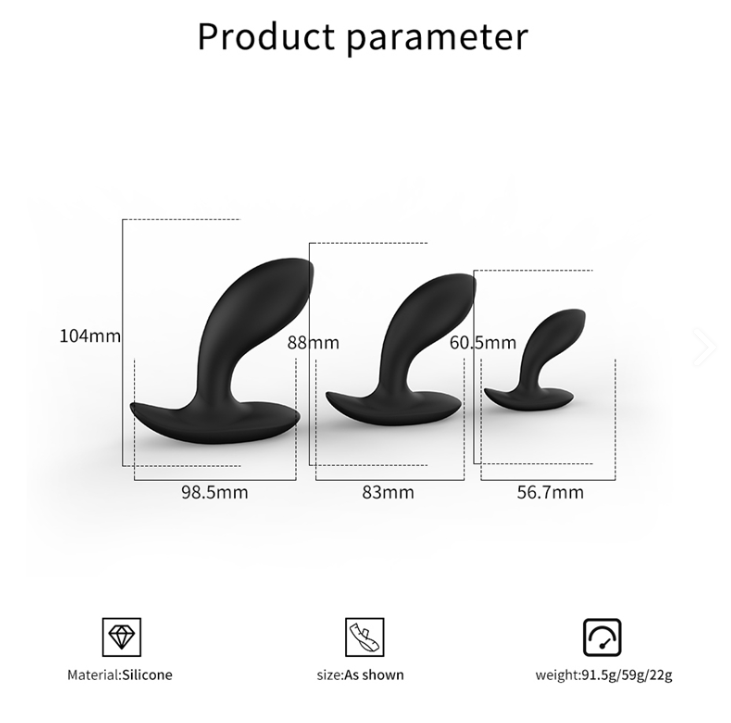 Zakřivená zátka - sada 3 velikostí