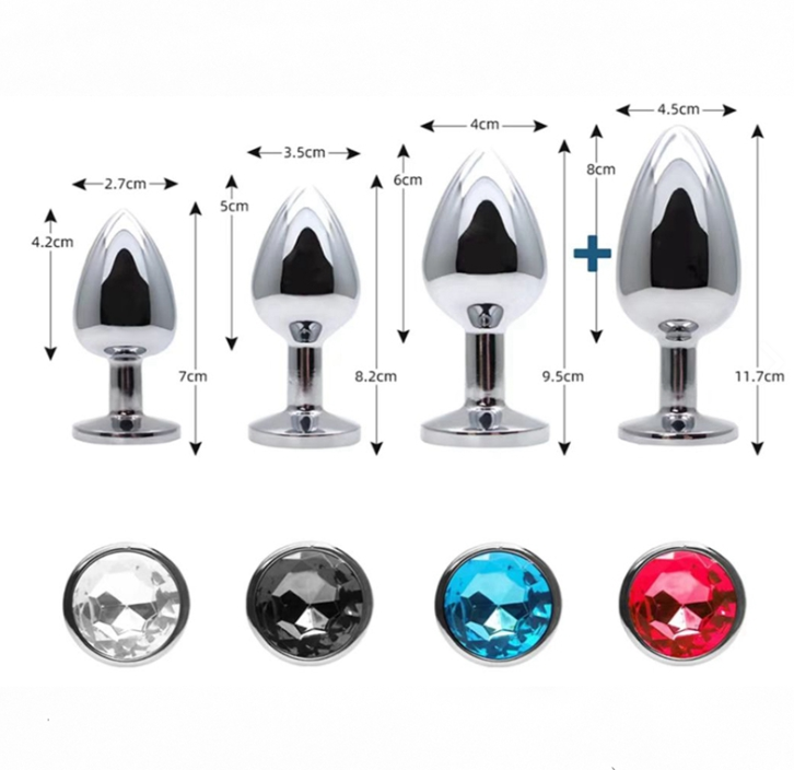 Tutt Plug in Aluminium - Set se 4 velikosti