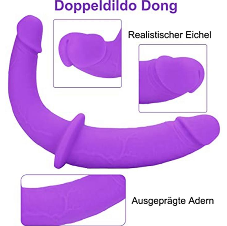 Dvojitý popruh dildo - potěšení v obou směrech