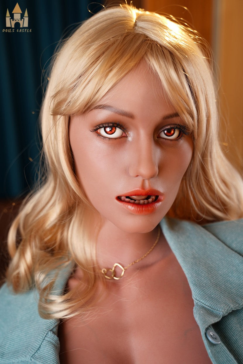 Sexuální panenka Stella (Dolls Castle 153cm G-Cup #S15 silikon)