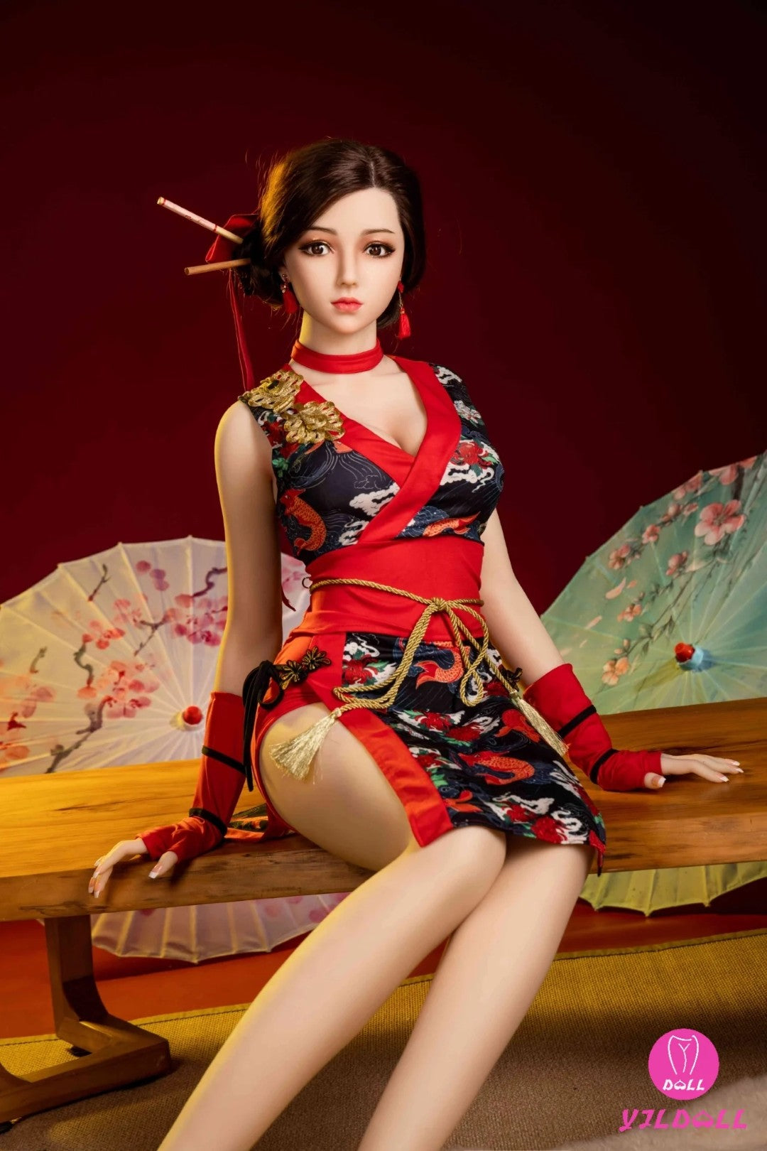 Sexuální panenka Jolene (YJL Doll 165cm D-Cup #439 TPE+silikon)