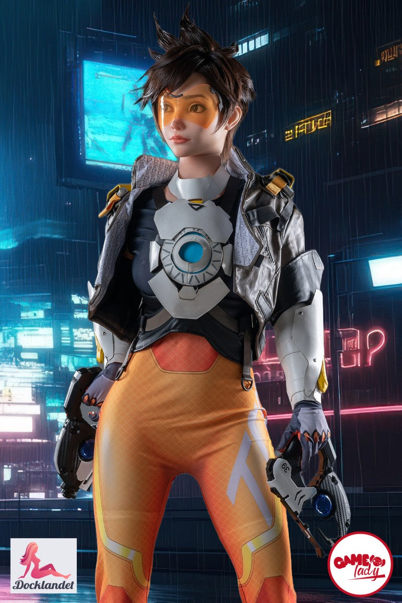 Tracer Sex Doll (Game Lady 167 cm D-kupa č. 29-1 silikon)