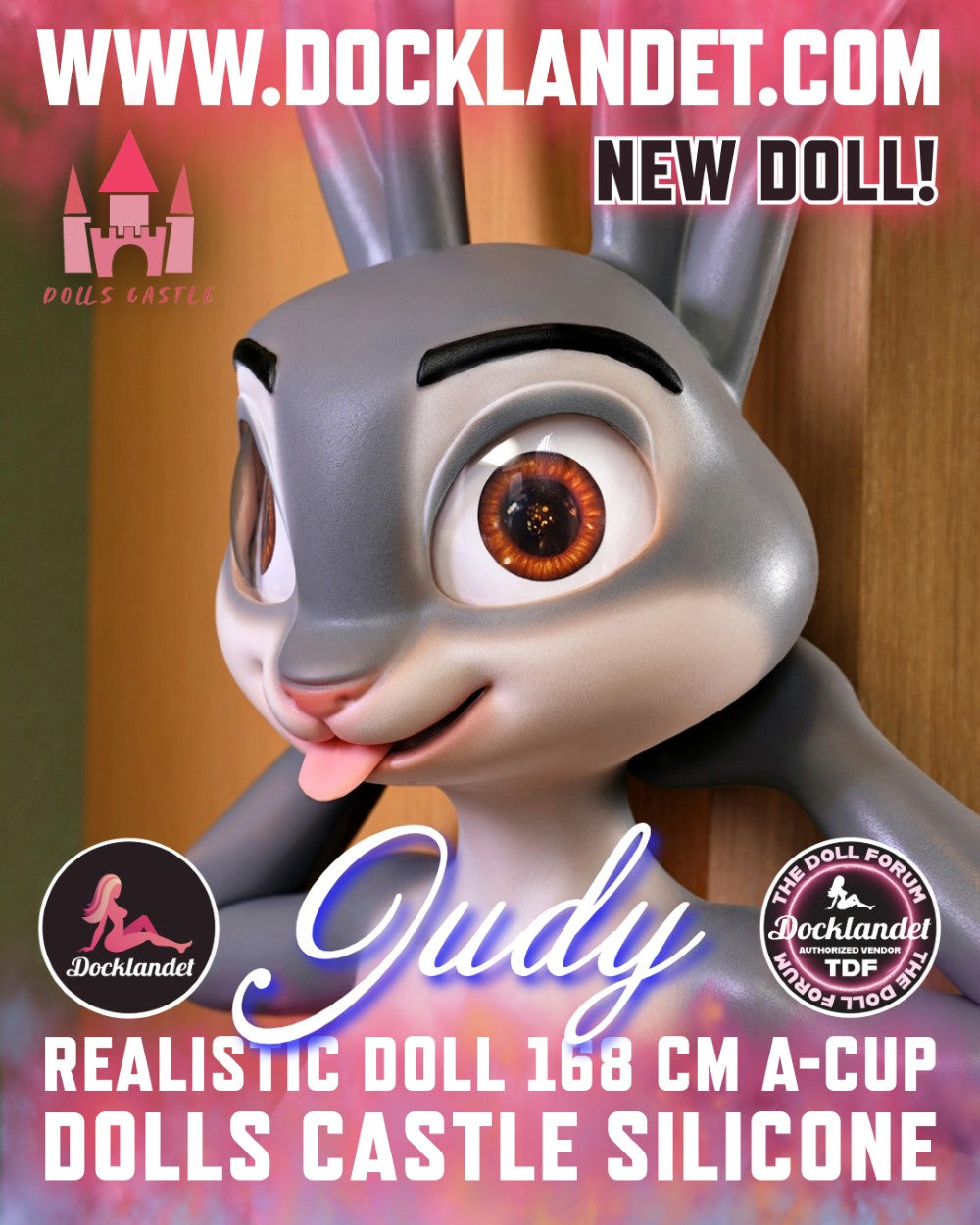 Judy the Rabbit Sexdocka (Dolls Castle 168cm A-Kupa Silikon) EXPRESS