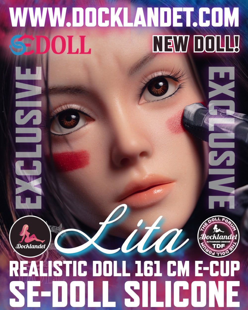 Sexuální panenka Lita.A "Alita" (SEDoll 161cm E-Cup #149SC Silikon Pro)