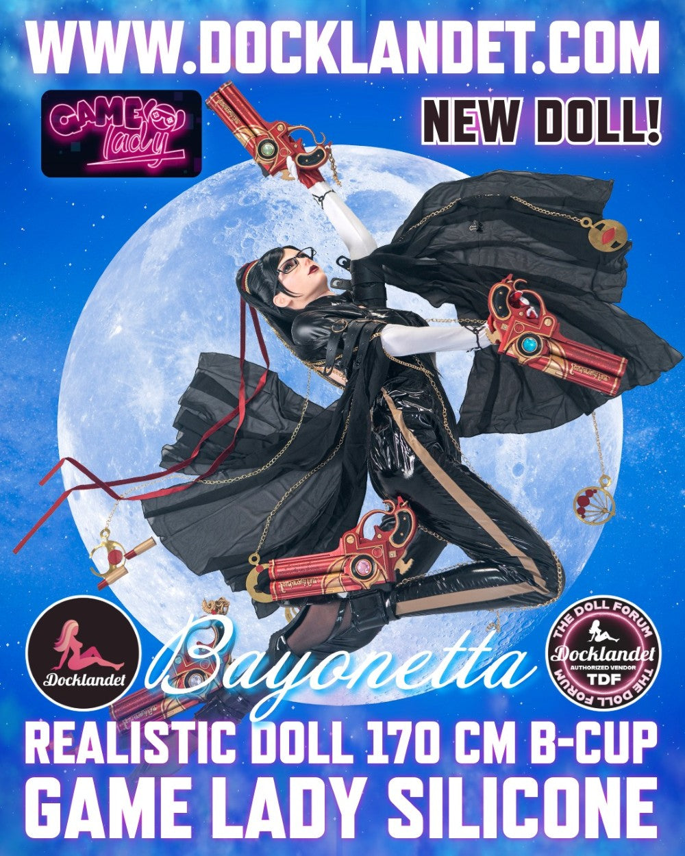 Bayonetta Sexdocka (Game Lady 170cm B-Kupa No.32-1 Silikon)