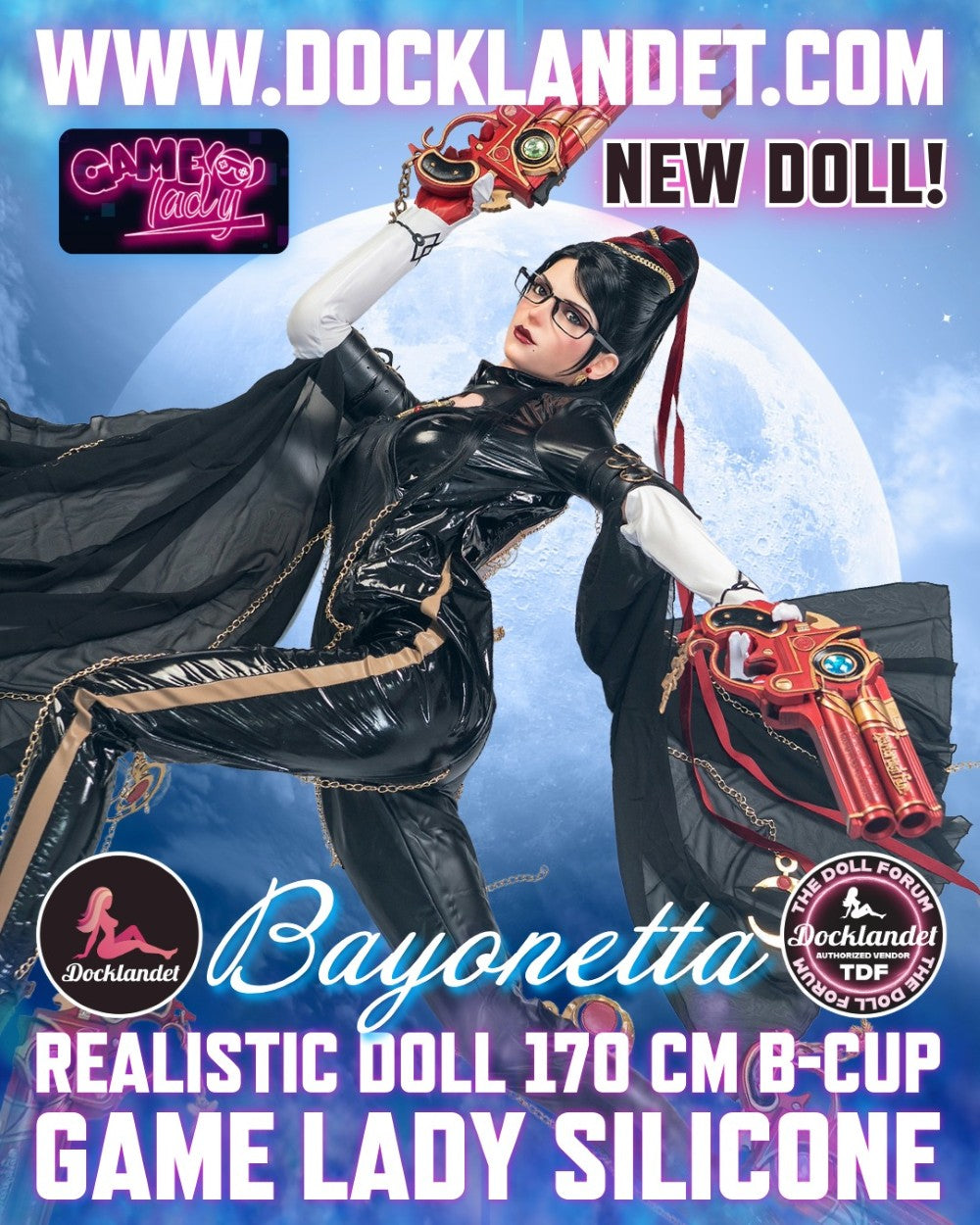 Bayonetta Sex doll (Game Lady 170cm B-cup No. 32-1 silicone)
