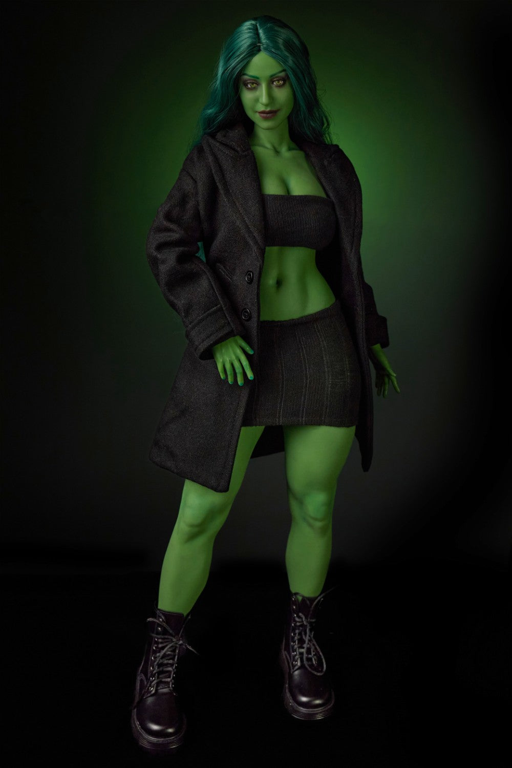 She Hulk Sexdocka (Climax Doll Mini 70cm D-kupa Silikon)