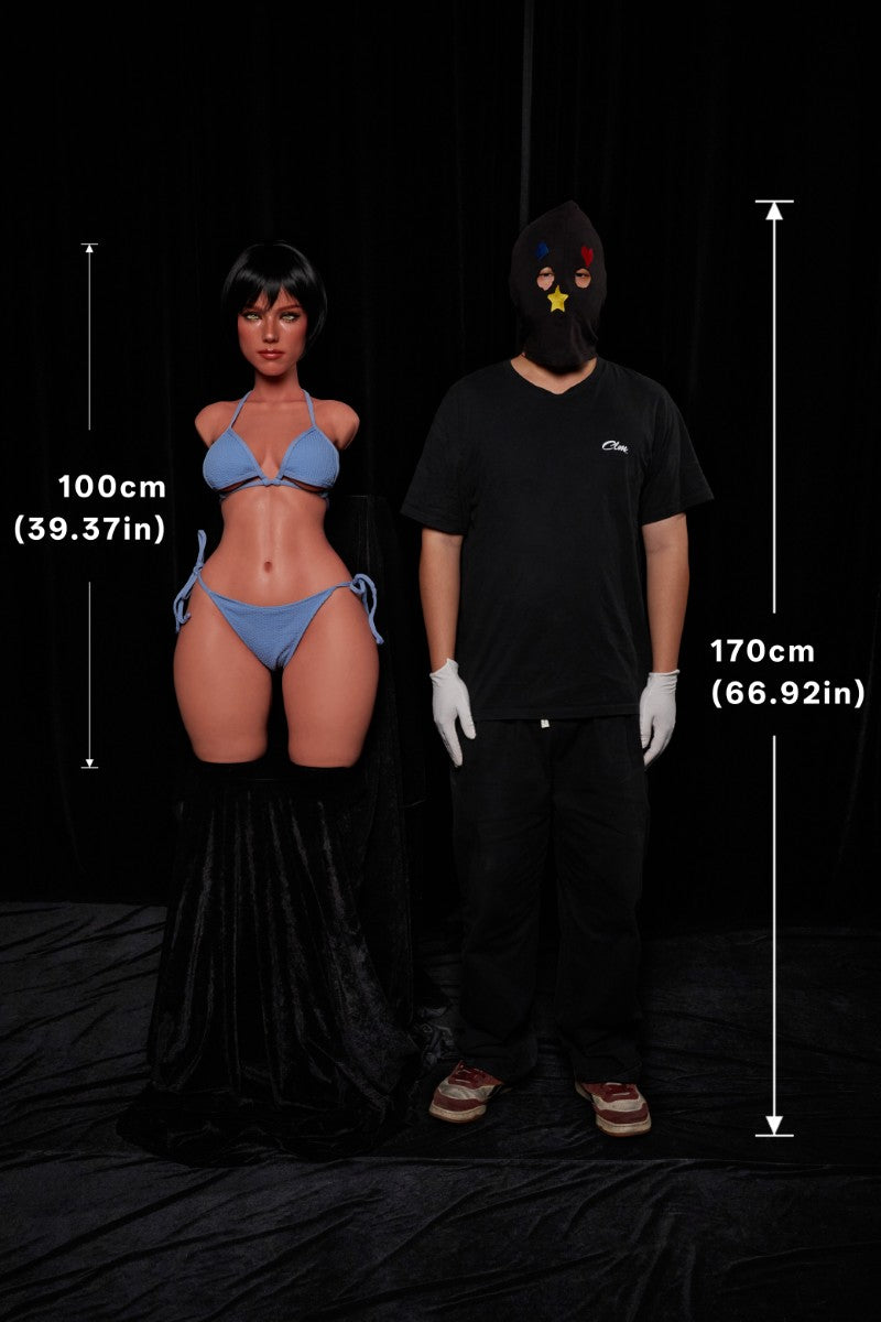 Sexuální panenka Livia Torso (Climax Doll ULW 100cm E-pohár silikonový)