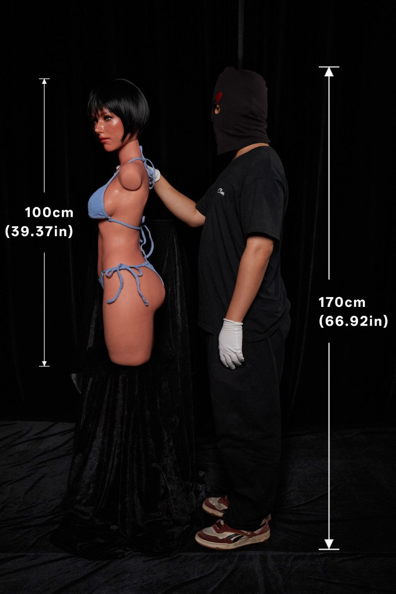 Sexuální panenka Livia Torso (Climax Doll ULW 100cm E-pohár silikonový)