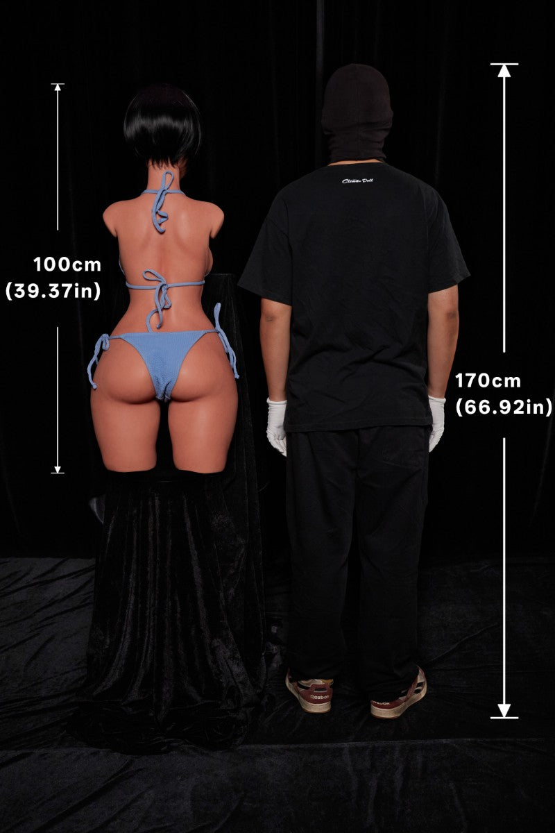 Sexuální panenka Livia Torso (Climax Doll ULW 100cm E-pohár silikonový)
