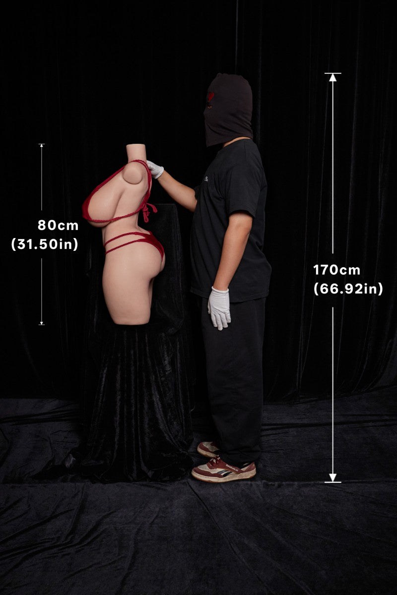 BBW Torso Sex doll (Climax Doll ULW 80cm K-cup silicone)