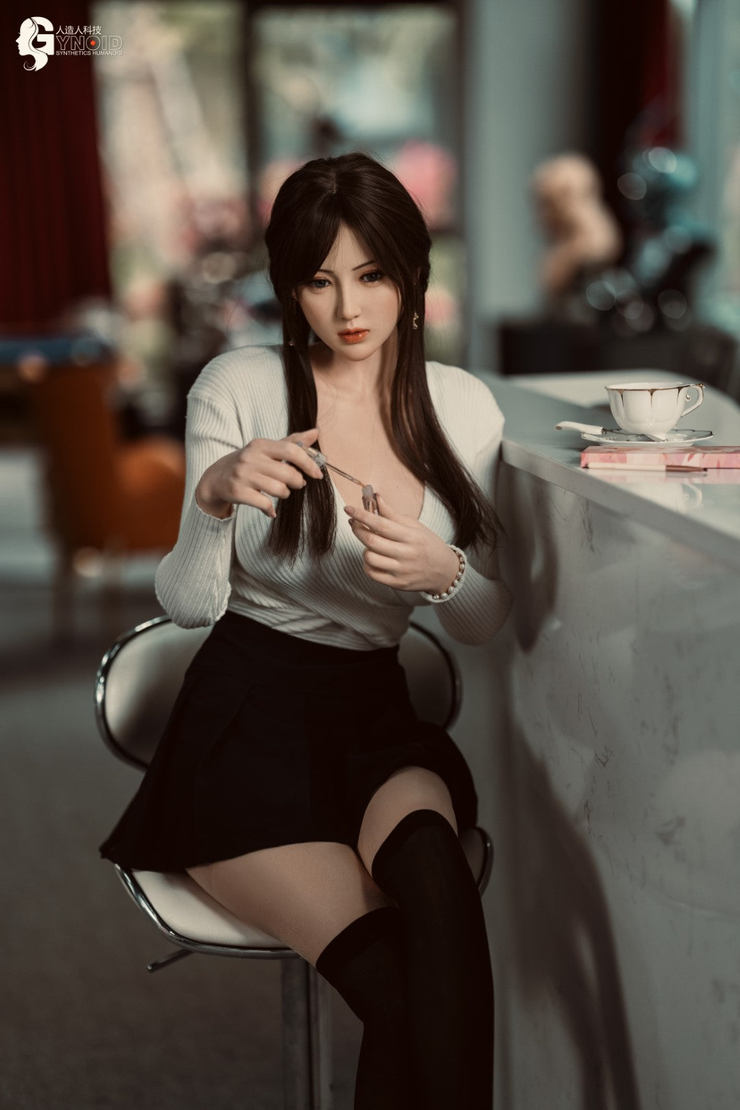 Sex doll Leyla Model 19R Deluxe (Gynoid Doll 168cm F-cup silicone)