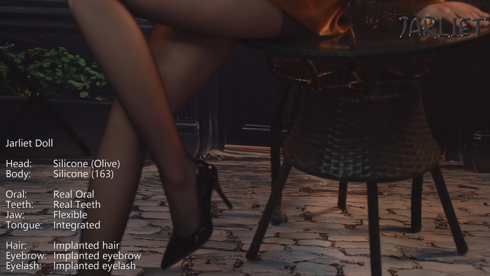 Olivová sexuální panenka (Jarliet 163 cm D-Cup silikon)