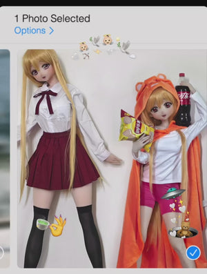 Doma Umaru Sex doll (Elsa Babe 148cm Rad012 silicone)
