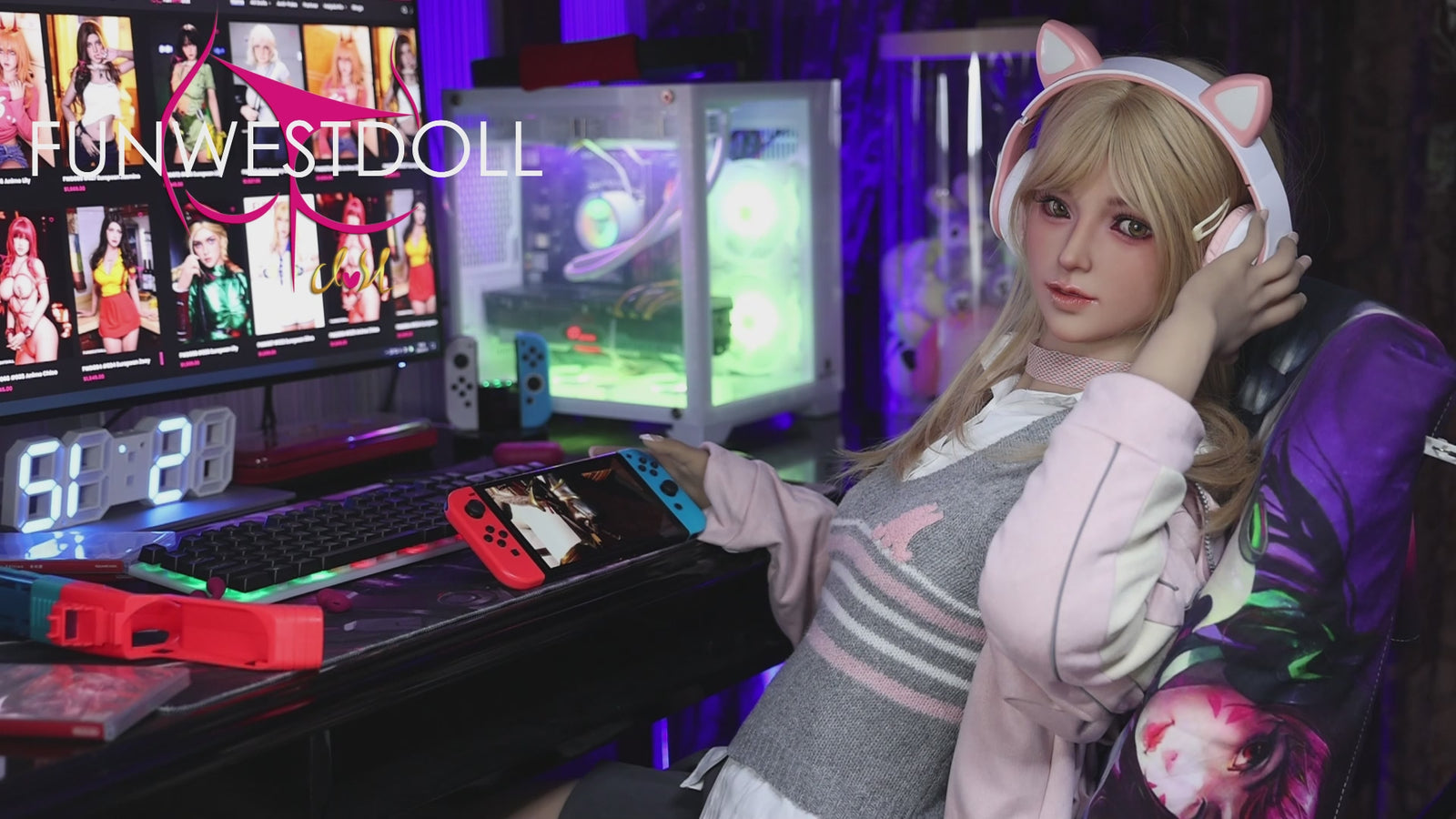 Alice Sex Doll (FunWest Doll 159 cm A-Cup #038 TPE)