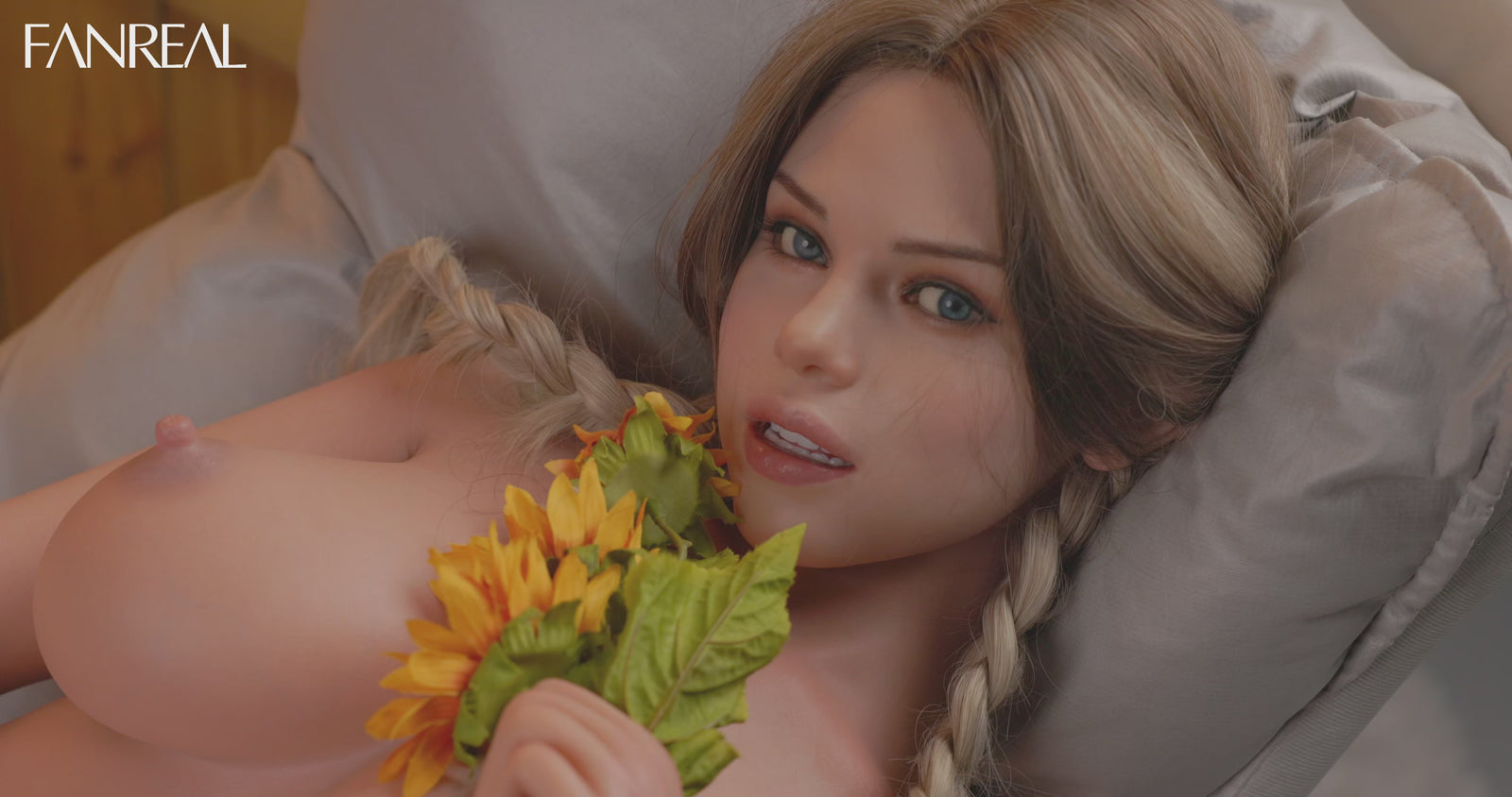 Sexuální panenka Carlee Torso (FanReal Doll 109cm silikonový pohárek F)